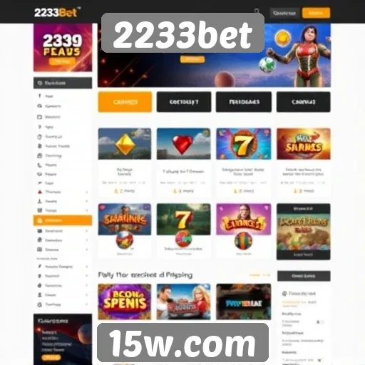 Navegação amigável no site 2233bet