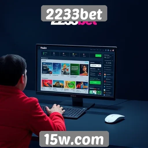 Experiência do usuário no site 2233bet